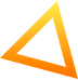 triangle orange icon