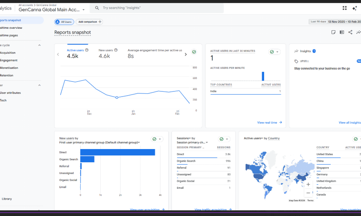 GA Visibility & Performance Data
